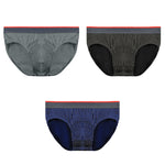 3-pack Men's Antibacterial Pure Cotton Sexy Sports Breathable Underwear