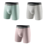 3 Pack Men's Plus-Size Anti-Chafing Performance Boxer Briefs