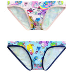2-pack Men's Breathable Sports Cartoon Print Bikini