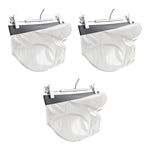 3 Pack Men's Low-Rise Mesh Briefs with Breathable Support & Convenience Fly