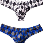 Men’s Low-Rise U-Convex Print Thong