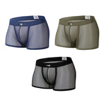 Men's Sexy Transparent Mesh Trunks