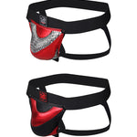 2 Pack Men's Low-Rise Sexy Contoured Pouch Lightweight Jockstrap