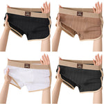 4 Pack Men's Cooling Airflow Body-Contouring Fit All-Season Boxer Briefs