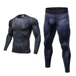 Men's Moisture-Wicking Lining No-Roll Waistband Full Coverage Activewear Tops & Tights