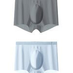 2 Pack Men's Ultra-Thin Ice Silk Quick-Dry Trunks
