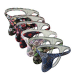 6 Pack Men's Bold Prints Stretch Fit Quick-Dry Sexy Thongs