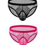 2 Pack Men's Low-Rise Mesh Breathable Bikini