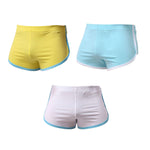 3 Pack Men's Ultra-Soft Cotton Seamless Solid Color Lightweight Trunks