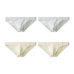4 Pack Men's Organic Cotton Stretch Fit Workout Ready Briefs