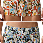 2 Pack Men's Printed Pure Cotton Trunks