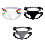 3-pack Men's Rainbow Cotton Thong
