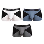 FreeLonger Men’s U convex Separate Support Pouch Trunks
