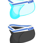 2-pack Men's Sexy Semi-transparent Mesh Briefs