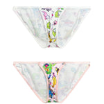 2 Pack Men's Trendy Printed Cartoon Comfortable and Breathable Bikini