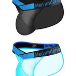 2 Pack Men's Ultra-Thin Semi-Transparent Sexy Sports Bikini