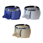 3 Pack Men's Supportive Large Pouch Ultra-Flexible Firm Support Soft-Bound Edges Trunks