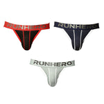3 Pack Men's High-Cut Mesh Bikini with Contoured Pouch and Tagless Comfort