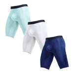 3 Pack Men's Anti-Chafing Seamless Running Briefs