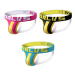 3 Pack Men's U-Pouch Striped Sexy Jockstraps