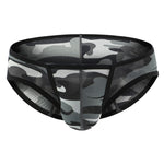 Men’s Sexy Camo Print Mesh Bikini