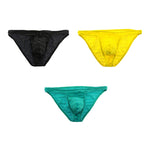 3-pack Men's Low-rise Sexy Mesh Lace Briefs