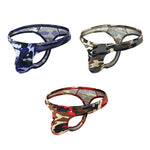 3 Pack Men's Camouflage Edgy Snug Fit Cooling Airflow Thongs