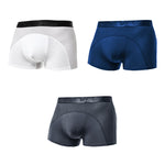 3 Pack Men's Ice Silk Sports Breathable Boxer Briefs