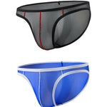 2 Pack Men’s See-through Mesh Bikini