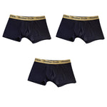 3 Pack Men's U-Shaped Large Pouch Breathable Comfortable Trunks
