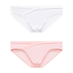 2 Pack Men's Ultra-Soft Modal Breathable Mesh Ice Silk Briefs