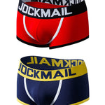 2 Pack Men's Ultra-Flexible Zero-Irritation Stay-Cool Day-Long Comfort Jockstraps