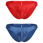 2 Pack Men's Slim Fit with U-Pouch Sexy Smooth Touch Briefs
