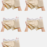 5 Pack Men's Ultra-Soft Antibacterial Cotton Trendy Design Stretchy Trunks