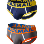 2 Pack Men's Supportive Pouch Cooling Airflow Firm Support Sporty Cut Jockstraps