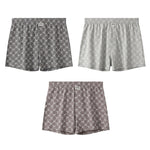3 Pack Men's Day-Long Comfort Cooling Airflow Ultra-Soft Home Shorts