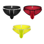 3 Pack Men's Stay-Cool  Day-Long Comfort Supportive U-Pouch Soft Bikini