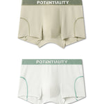 2 Pack Men's Mid-Rise Ultra-Soft Modal Antibacterial High-Stretch Trunks