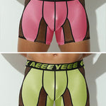 2 Pack Men's Workout Anti-Chafing Quick-Dry & Breathable Mesh Stretch Boxer Briefs