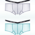 Men's Transparent Ice Silk Waistband Separate Briefs