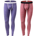 Men's U-Convex Pouch Sexy Base Layer Warm Pants Sleep Pants