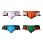 3 Pack Men's Ultra-Light Mesh Breathable Shape-Retaining Trunks