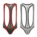 2 Pack Men's Mesh Breathable Quick Dry Tight Activewear Tops