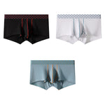3 Pack Men's Casual Fitness Cotton Trunks