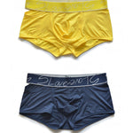 2 Pack Men's Stylish Breathable Modal Sports Trunks