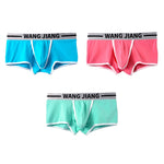 3 Pack Men's Supportive Separated Pouch Quick-Dry Stretch Fit Trunks