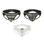 3 Pack Men's Lightweight Jockstrap with Sculpted U-Pouch and Stretch Fit