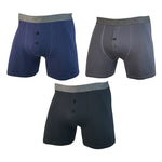 3 Pack Men's Ultra-Soft Breathable Cotton Button Fly Midway Briefs