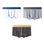 2 Pack Men's Breathable Cotton Seamless Comfort  Skin-Friendly Trunks