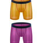 2 Pack Men’s Breathable Athletic Mesh Boxer Briefs